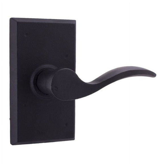 Weslock R7310H2H2SL20 Right Hand Carlow Square Privacy Lock with Adjustable Latch and Full Lip Strike Black Finish