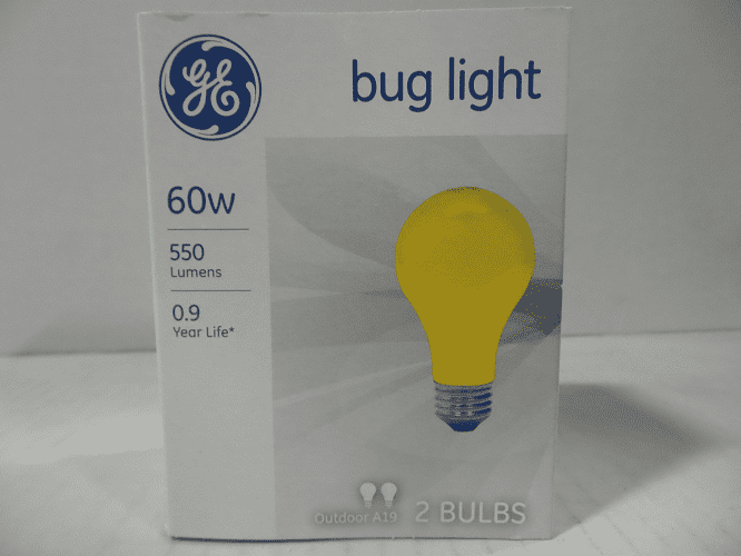 GE 97495 Bug Lite A19 Bulb 60-Watt 6-Pack… 