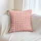 thumbnail image 5 of Pillowcase Pillowcase With Striped Concealed Zip Removable Breathable And Warm No Deformation Solid Colour Cushion Cover Pillowcase, 5 of 6