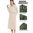 thumbnail image 3 of MINTREUS Women's 2 Piece Skirt Sets Fall Knit Long-Sleeved Zipper Top Lounge Travel Outfits Winter Clothing, 3 of 8