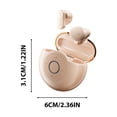 thumbnail image 5 of Auriculares internos Bluetooth 6.0 | Mando a distancia | Reducción de ruido inteligente | Pantalla LCD inteligente | Batería de larga duración | Alcance de 20 m | Estéreo de alta fidelidad | Estuche, 5 of 5