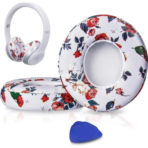 Earpads Cushions Replacement for Beats Solo 2 & Solo 3 Wireless On-Ear Headphone
