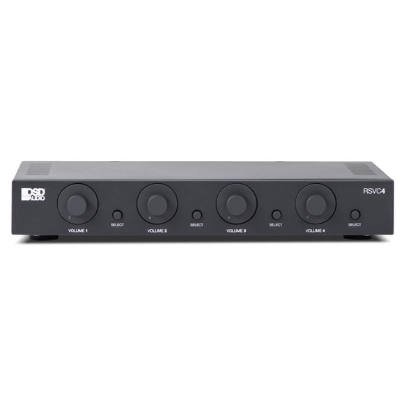 Selector de altavoces OSD Audio RSVC4 con control de volumen 4X