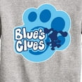 thumbnail image 3 of Blue Clues & You! - Blue Clues Paw Logo  - Toddler And Youth Crewneck Fleece Sweatshirt, 3 of 5