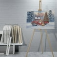 thumbnail image 4 of Santa is Coming Corgi Merry Christmas Xmas Noel Truck Tree Horizontal Matte Canvas Poster Welsh Corgi Dog Lover Gifts Idea Wall Art Home Decor - 02023, 4 of 5