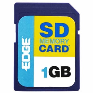 - EDGE MEMORY PE197230 1GB SECURE DIGITAL CARD SD