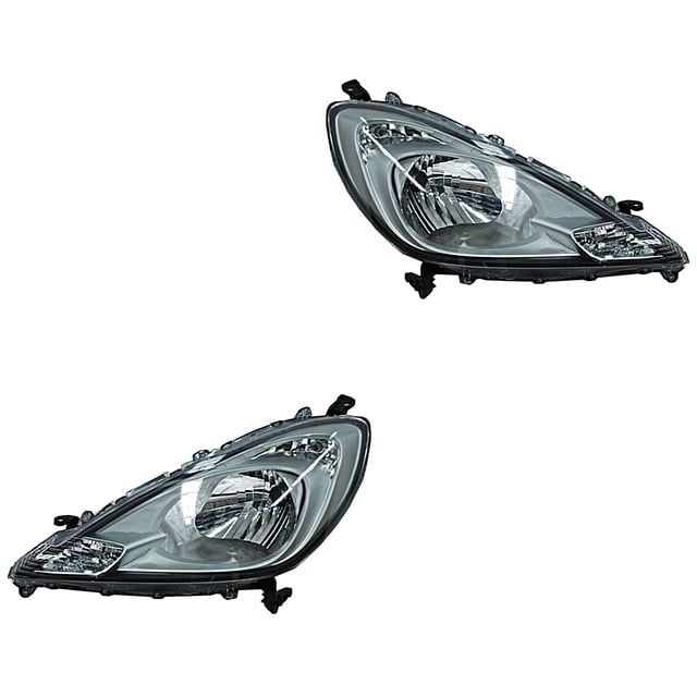 Par de Faros Fit 2013 A 2014 Honda Fondo crom TYC .