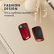 thumbnail image 4 of Accesorio para llave de coche, compatible con VW Golf 7 MK7, funda protectora de silicona de 3 botones, color rojo y negro Excelente Rendimiento, 4 of 5