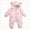 A41-Pink, variant on Newborn Infant Baby Boy Fall Jumpsuit Letter Embroidery Romper
