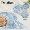 thumbnail image 3 of Coastal Coral Anchor Body Pillow Cover 20 x 60 Inch Decorative Pillow Cover Blue Starfish Summer Ocean Vintage Lumbar Pillowcase Seasonal Rectangle Cushion Case for Couch Sofa Bed Living Room, 3 of 9