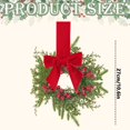 thumbnail image 3 of Mini Wreaths for Cabinets,Artificial French Style Small Xmas Berry Wreaths,Christmas Mini Cabinet Wreath Ring with Bows,Mini Hanging Christmas Wreath Ornament,Perfect for Festive,Xmas,Home, 3 of 4