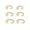 Rose Gold, variant on 3 Pairs Minimalist Dot Round Disc Half Hoop Earrings Sterling Silver 925 for Women Simple Circle Ear Cuffs Cartilage Tragus Stud Earring Small Huggie Hoops 6/8/10mm Piercing Jewelry Hypoallergenic