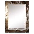 thumbnail image 2 of Designart "Feather Spiral in White and Blue IV" Abstract Geometric Oversized Wall Mirror - Modern Abstract Hallway Decorative Wall Mirrors - Multiple Color Options, 2 of 6