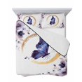 thumbnail image 7 of Quilts Full Size Bedding Set, Purple Butterflies Flowers Lightweight Quilted Comforter, Spring Watercolor Botanical Soft Reversible Bedspread Coverlet with Pillow Covers for All Season, 78" x 90", 7 of 7