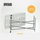 thumbnail image 5 of Mesa de Servicio Plegable Altura Adjustable 75x50cm Marthing Mesita Plegable, Uso Interior y Exterior Con 8 Elevaciones Multiusos Jardin Hogar Lavanderia Mini escritorio, Mesa Plegable Resistente, 5 of 8