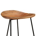 thumbnail image 5 of vidaXL Bar Stools 2 pcs Solid Acacia Wood, 5 of 5