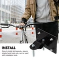 thumbnail image 2 of Miangastore 1Pc Bike Front Basket Mounting Rack Front Frame Box Supporting Bracket (Black), 2 of 9