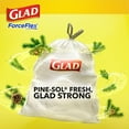 thumbnail image 3 of Bolsas de basura Glad ForceFlex Pine-Sol de 13 galones, paquete de 40, 3 of 9