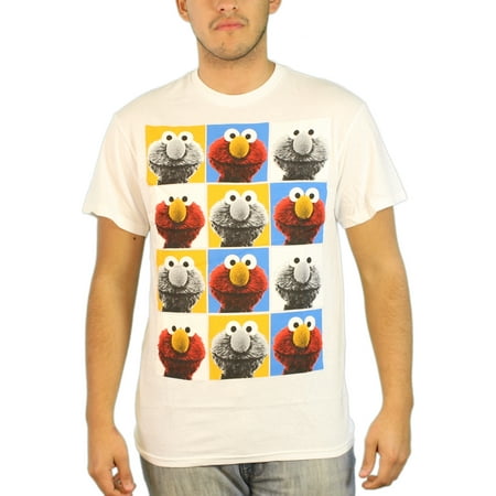 Sesame Street Elmo Pop Art Adult T-Shirt