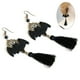 thumbnail image 3 of 1 par de pendientes de murciélago de Halloween con borlas colgantes de joyería para mujer, 3 of 7