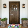 thumbnail image 5 of Front Door Mat Indoor Outdoor Outside Entrance - 16*24in Washable Colorful Math Number Thin Bathroom Rugs Fit Under Door, Bath Rugs for Bathroom, Kitchen Rugs Mats for Floor, 5 of 6