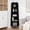 Black, variant on VECELO 67"Tall Corner Shelf, 5 Tier Freestanding Corner Bookcase with Anti-Tipping Kit, Stable Triangle Design, Modern Display Stand for Living Room, Kitchen, Home Office, Space-Saving, Natural
