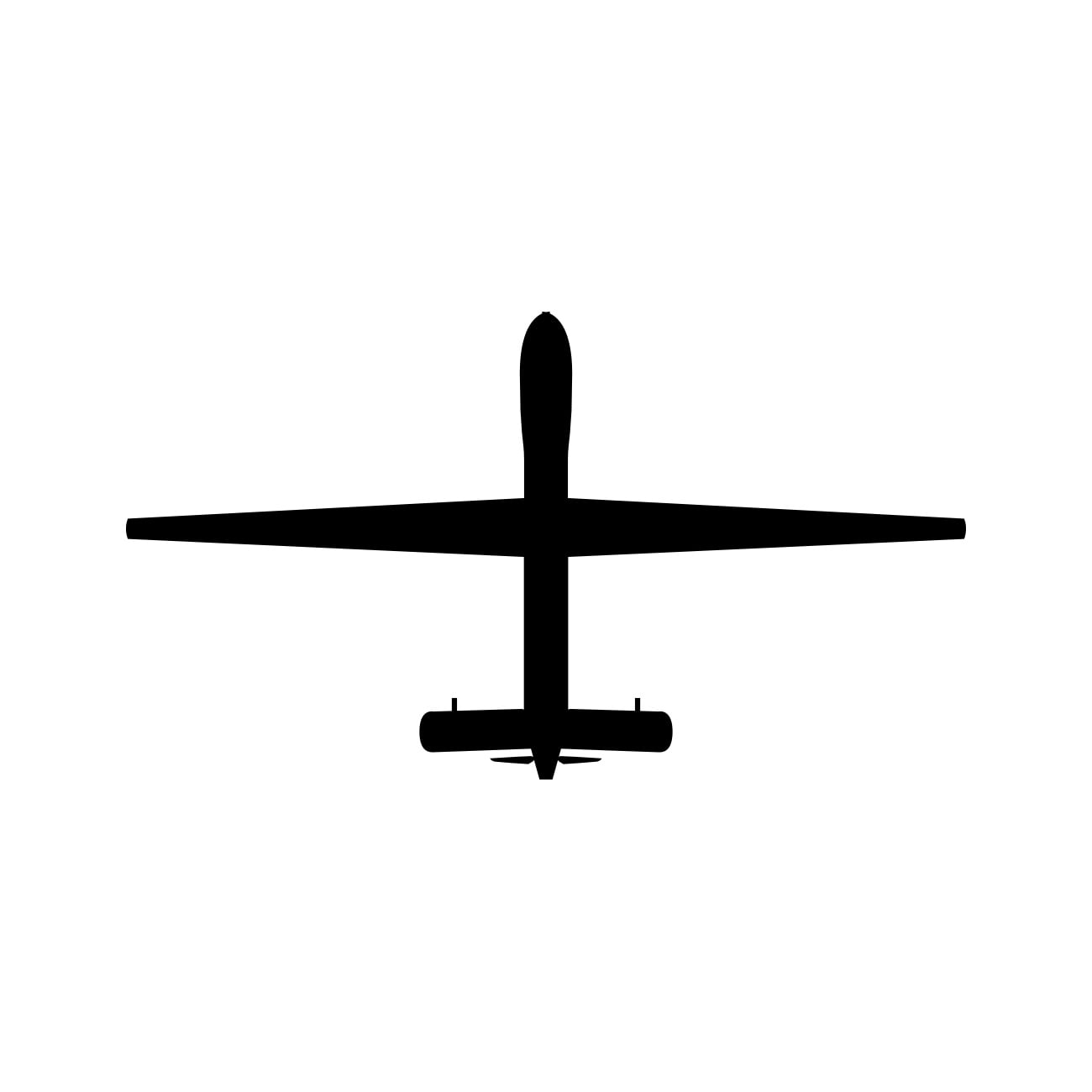 MQ-1 Predator Sticker Decal Die Cut - Self Adhesive Vinyl