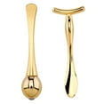 thumbnail image 2 of 2Pcs Eye Massagers Improve Contours Safe Zinc Alloy T-shaped Facial Rollers, 2 of 8