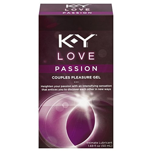 5 Pack KY Love Passion Couples Pleasure Gel Intimate Lubricant 1.69 Oz