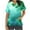 BA-Blue, variant on BiZtdJrK Womens St. Patrick's Day Scrubs Tops Workwear V Neck Short Sleeve Print Nursing Uniform Casual Scrubs Shirts with Pockets 2025 Vacation Outfits Mint Green L Daily Sales Clearance