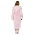 thumbnail image 2 of Women's Hooded Fleece Plush Robe Turkish Bathrobe, 2 of 4