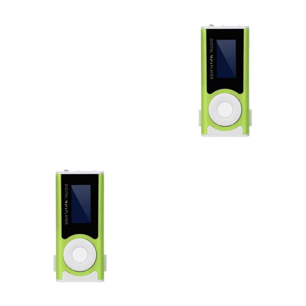 Reproductor de música Digital Methold MP3 Mini USB OLED pantalla 1.1 Zoll 2piezas Verde