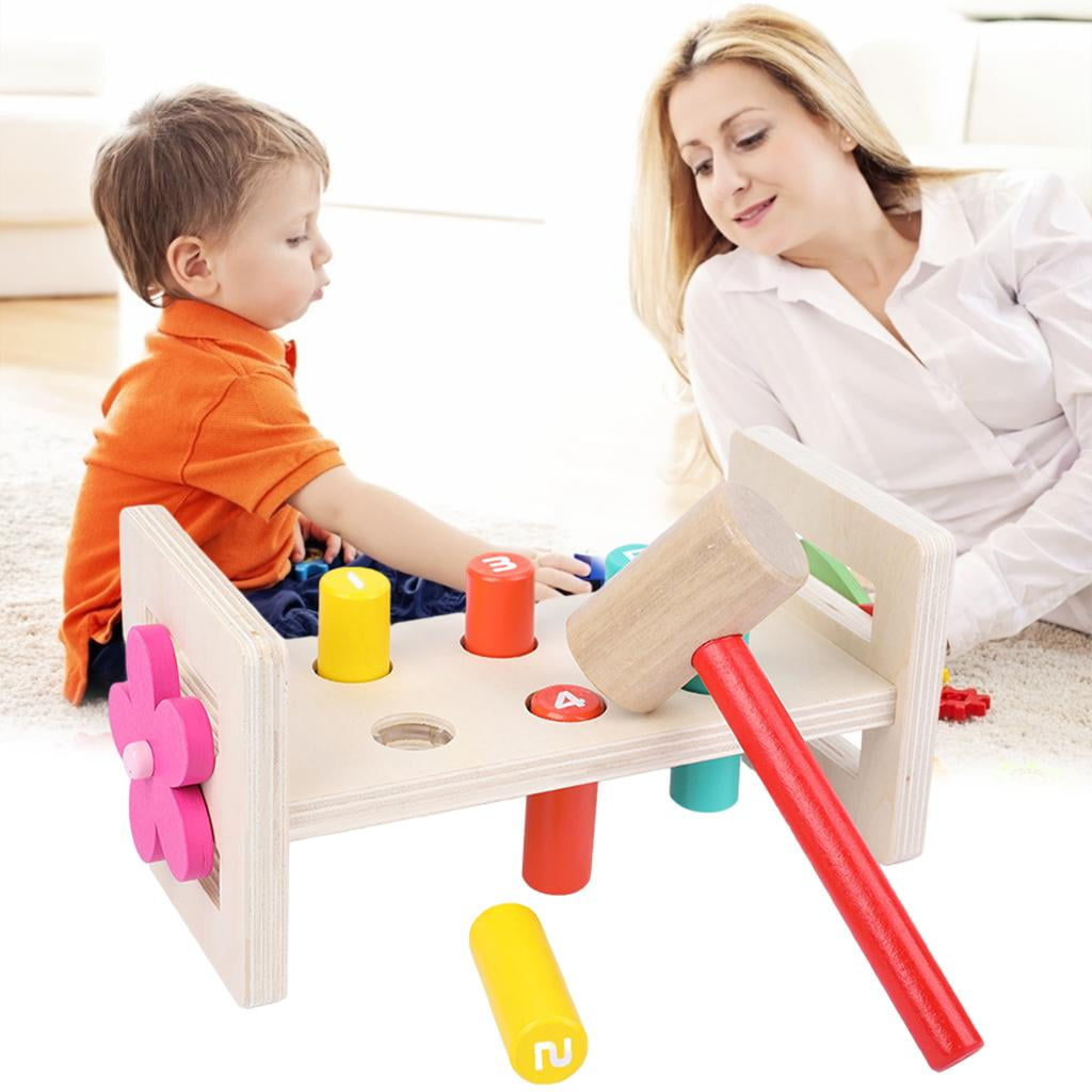 Child's hammer and pegs hotsell
