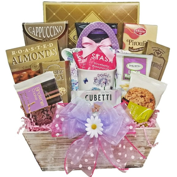 Delight Expressions® "Wishes in Bloom" Mother's Day Gourmet Gift Basket