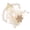 Milk color, variant on Aellinatey Artificial Pearls Wedding Wrist Corsage Satined Rose Flower Elastic Wristband