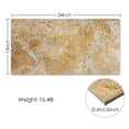 thumbnail image 2 of 12*24 Gold Yellow Beige Natural Marble Tiles, Polished Finish, 4 Pcs/Box, for Floor & Wall, 2 of 8