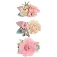 thumbnail image 1 of Pinza De Pelo De Flor De Simulación Para Niñas, Horquillas Para El Pelo, Tocado De Flores Artificiales Rosas Portátiles Para Fiestas, Ceremonias, Fotos Guardurnaity AP007030-02, 1 of 6