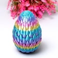 thumbnail image 5 of 3D Printed crystal dragon egg,Flexible Joint Animal lacertid Figurines,Realistic Eyes, Home Office Decor,Fidget Toy for Adults Teens Boy Festival Gifts, 5 of 12