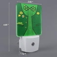 thumbnail image 2 of Fotbe St Patrick's day Pattern Plug-in LED Backlit Night Light with Motion Sensor & Dusk to Dawn Sensor Energy Efficient Night Light, Bedroom Night Light-UK, 2 of 7