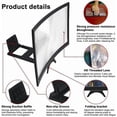 thumbnail image 5 of Phone Screen Magnifier Enlarger, 12' 3D Screen Smartphone Amplifier Zooms 2-4 with Times Curved Surface Design, Movie Enlarger for All Smart Phone, 5 of 5