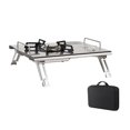 thumbnail image 1 of Outdoor Folding Cartridge Stoves Camping Picnic BBQ Tabletop Furnace 4000W High Power Embeddable Stoves Portable Electronic Ignition Stoves Cooking Ac, 1 of 5
