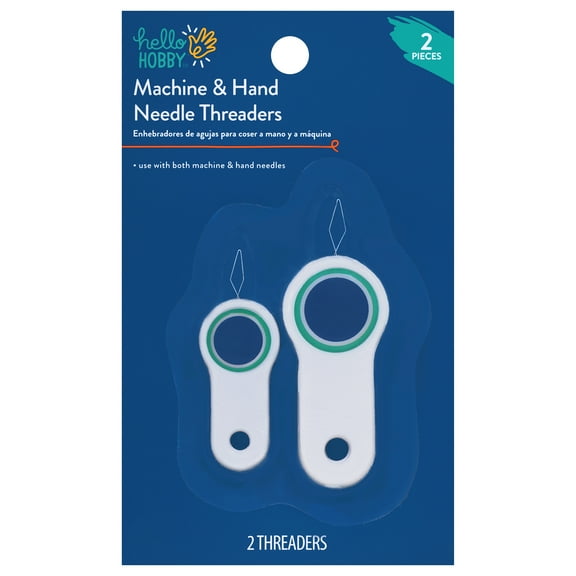 Hello Hobby Sewing Machine & Hand Needle Threaders, 2 Count