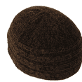 thumbnail image 3 of Dark Brown Wool Winter Large Skull Cap Beanie One Size Men's Kufi Hat, 3 of 3