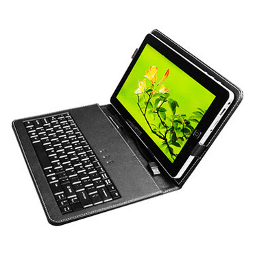 8" Tablet Case with Keyboard - Black