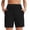 W10-Black, variant on Womens Pants High Waist Sleek Solid Color Flex Yoga Shorts Lightweight Stretchy Gym Shorts Army Green L
