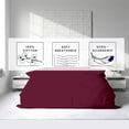 thumbnail image 4 of Kotton Culture 600 TC 100% Egyptian Cotton Duvet Cover (Burgundy, California King, 1 Piece Only), 4 of 5