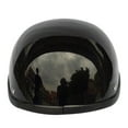 thumbnail image 1 of Yeacher Retro Style Motorcycle Half Helmet ABS+Cotton Plastic Cap- Bright Black for Motorcyclist Biker Ridder(One Size)Universal Washable, 1 of 8