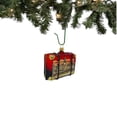 thumbnail image 2 of Pinnacle Peak Trading England Travel Suitcase Polish Glass Christmas Ornament London UK, 2 of 7