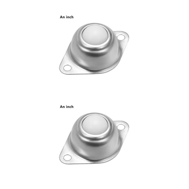 Cateissary Rodamiento de transferencia de 360 °, ruedas de rodamiento universales impermeables, rodamientos de bolas de rodillos 1 pulgada 2piezas