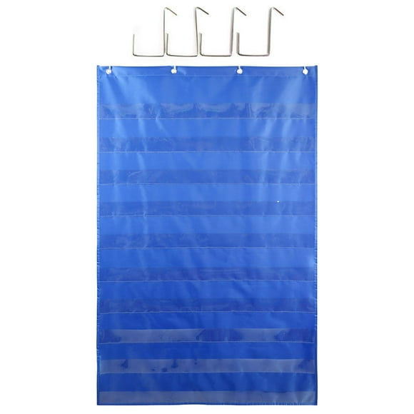 Gráficos de bolsillo con oraciones y palabras Demostraciones de clases educativas Aprendizaje temprano para Azul